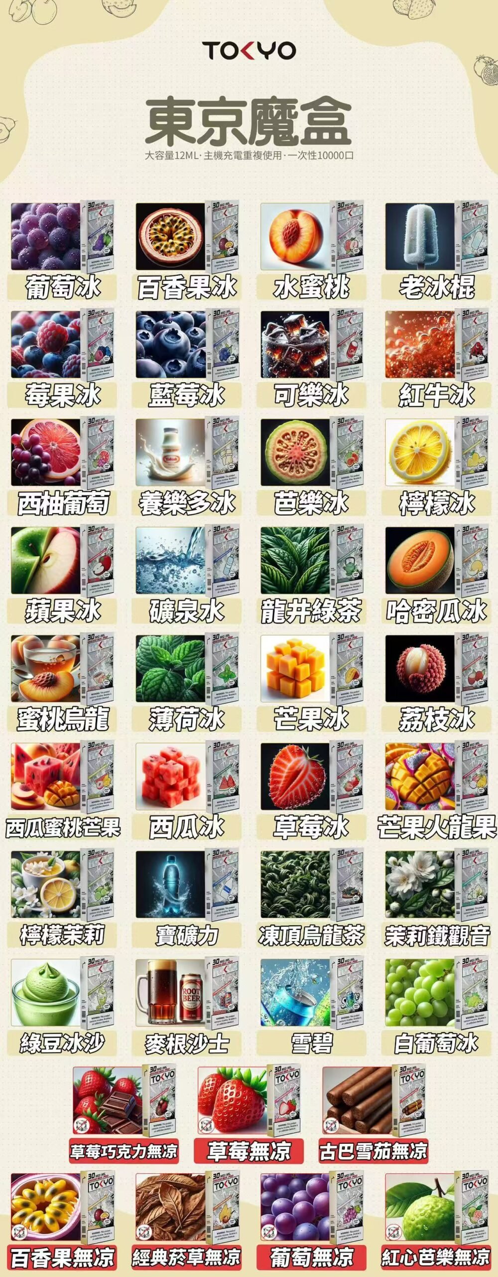 【買3盒加購 $100 送主機】東京魔盒 TOKYO MOHOO 專用彈 12ml 澎湃規格挑戰耐抽極限 加購送機方案限時實施中 質感玩家一致激推的夏季巔峰口糧 台灣現貨:圖片 2