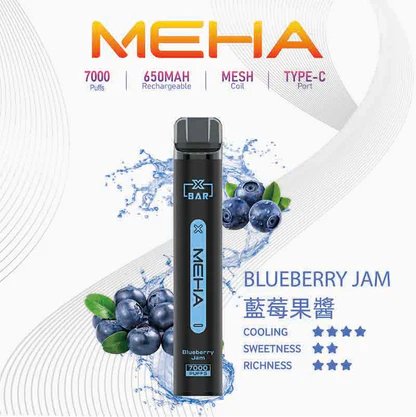 【MEHA 魅嗨】小黑條 7000 抽 搭載極強冰爽黑科技 3% 黃金比例綻放醇厚果韻 內建 650mAh 澎湃電力核心 台灣現貨:圖片 17