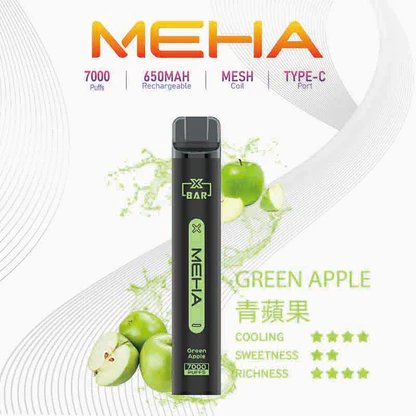 【MEHA 魅嗨】小黑條 7000 抽 搭載極強冰爽黑科技 3% 黃金比例綻放醇厚果韻 內建 650mAh 澎湃電力核心 台灣現貨:圖片 10