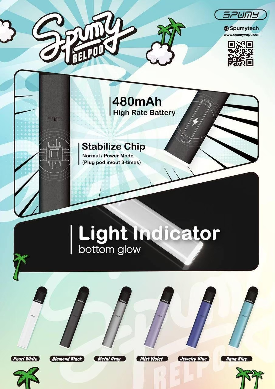 【SPUMY 冰熊】五代雙檔位主機 480mAh 電力續航天花板 爆發力十足的強勁輸出體感 杜絕焦味更顯層次 適配四/五六代煙彈 台灣現貨:圖片 2